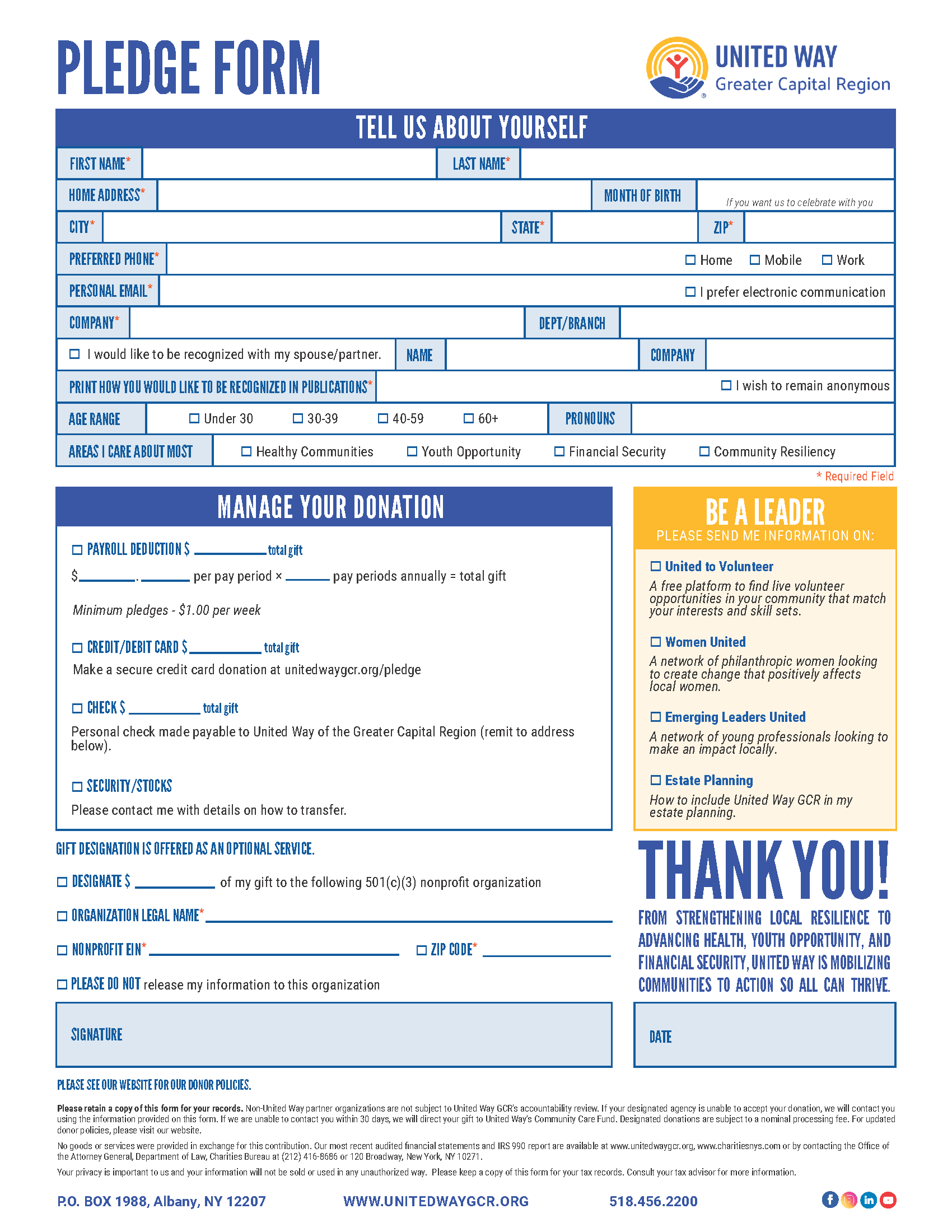 22-23 UWGCR Pledge Form