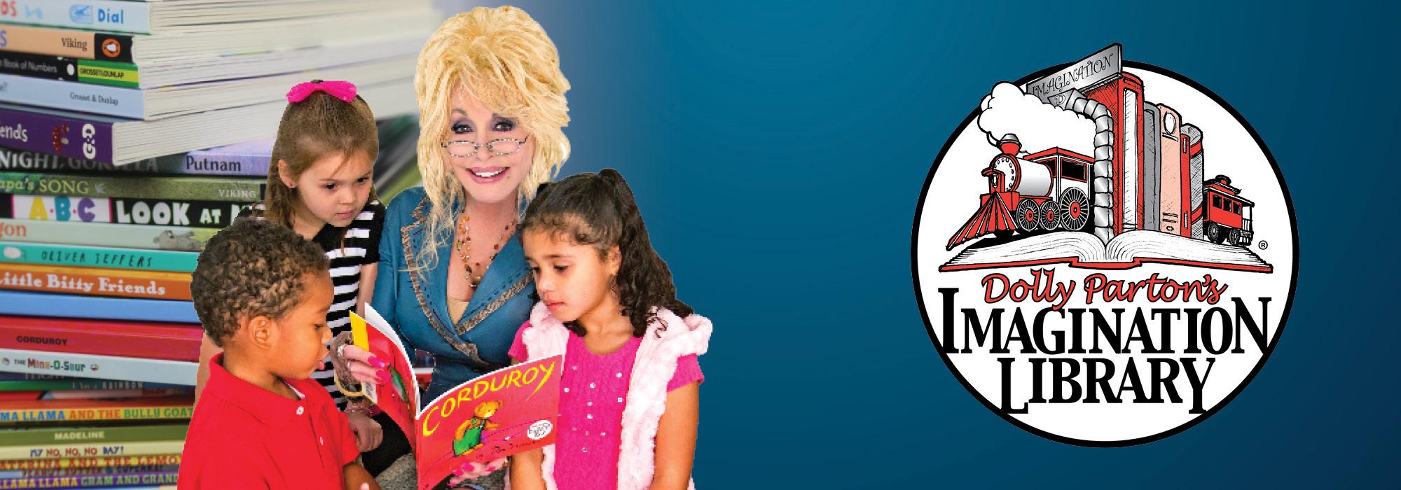 Dolly Parton reading to kids
